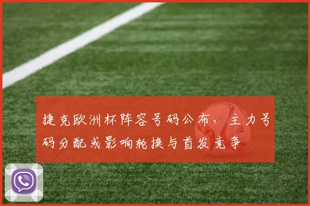 捷克欧洲杯阵容号码公布,主力号码分配或影响轮换与首发竞争